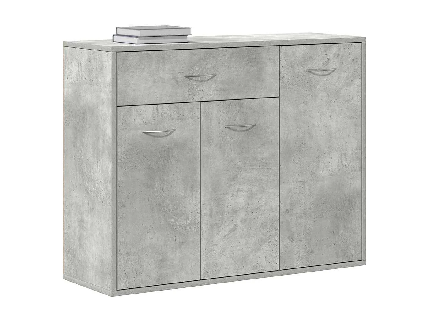 Buffet Gris béton 88x30x70 cm Bois d'ingénierie
