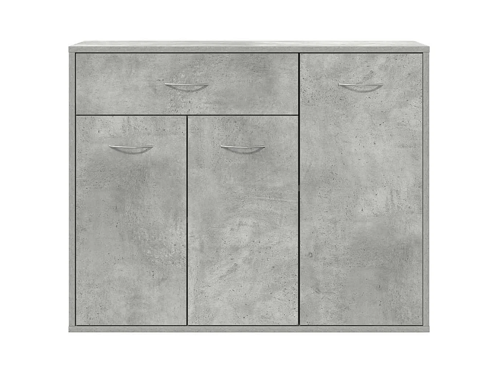 Buffet Gris béton 88x30x70 cm Bois d'ingénierie
