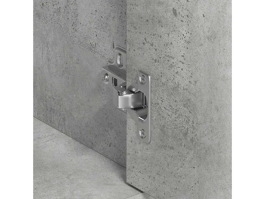 Buffet Gris béton 88x30x70 cm Bois d'ingénierie