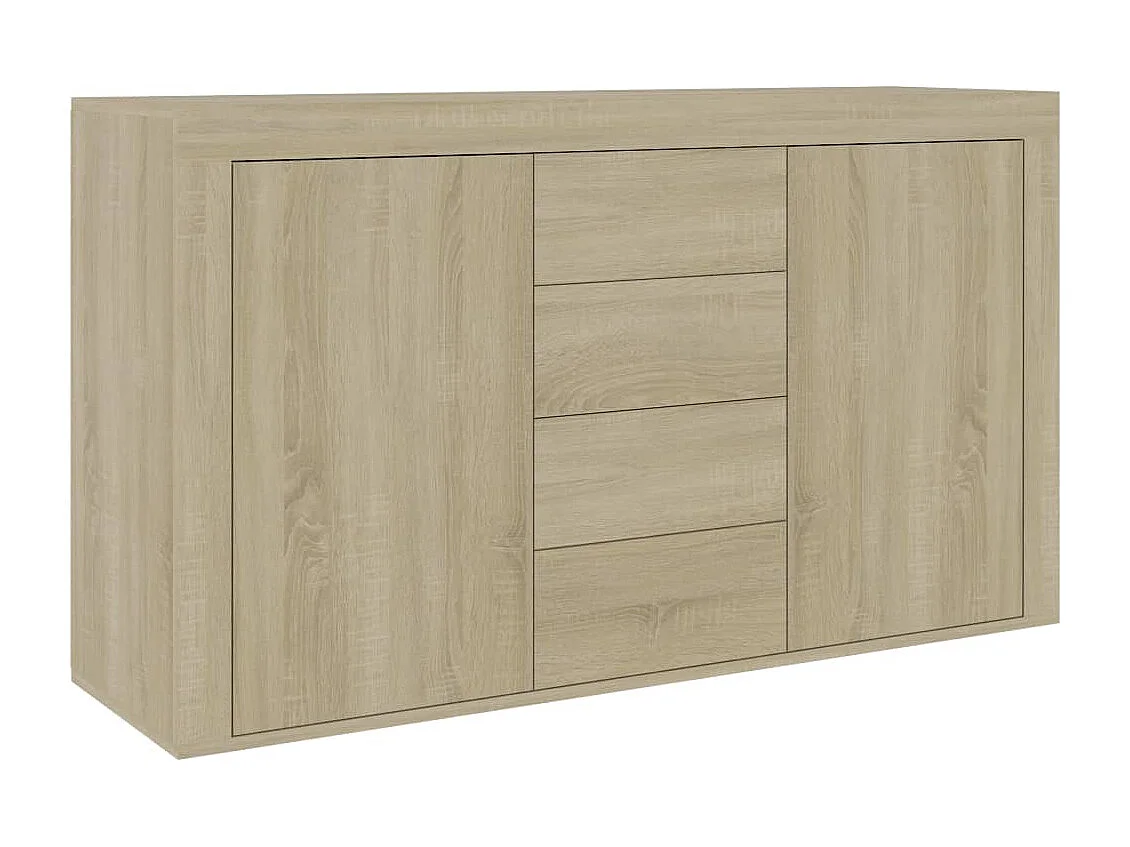 Buffet Chêne sonoma 120x36x69 cm Bois d’ingénierie
