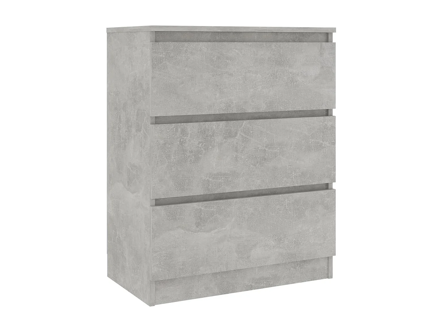 Buffet Gris béton 60x35x76 cm Bois d'ingénierie