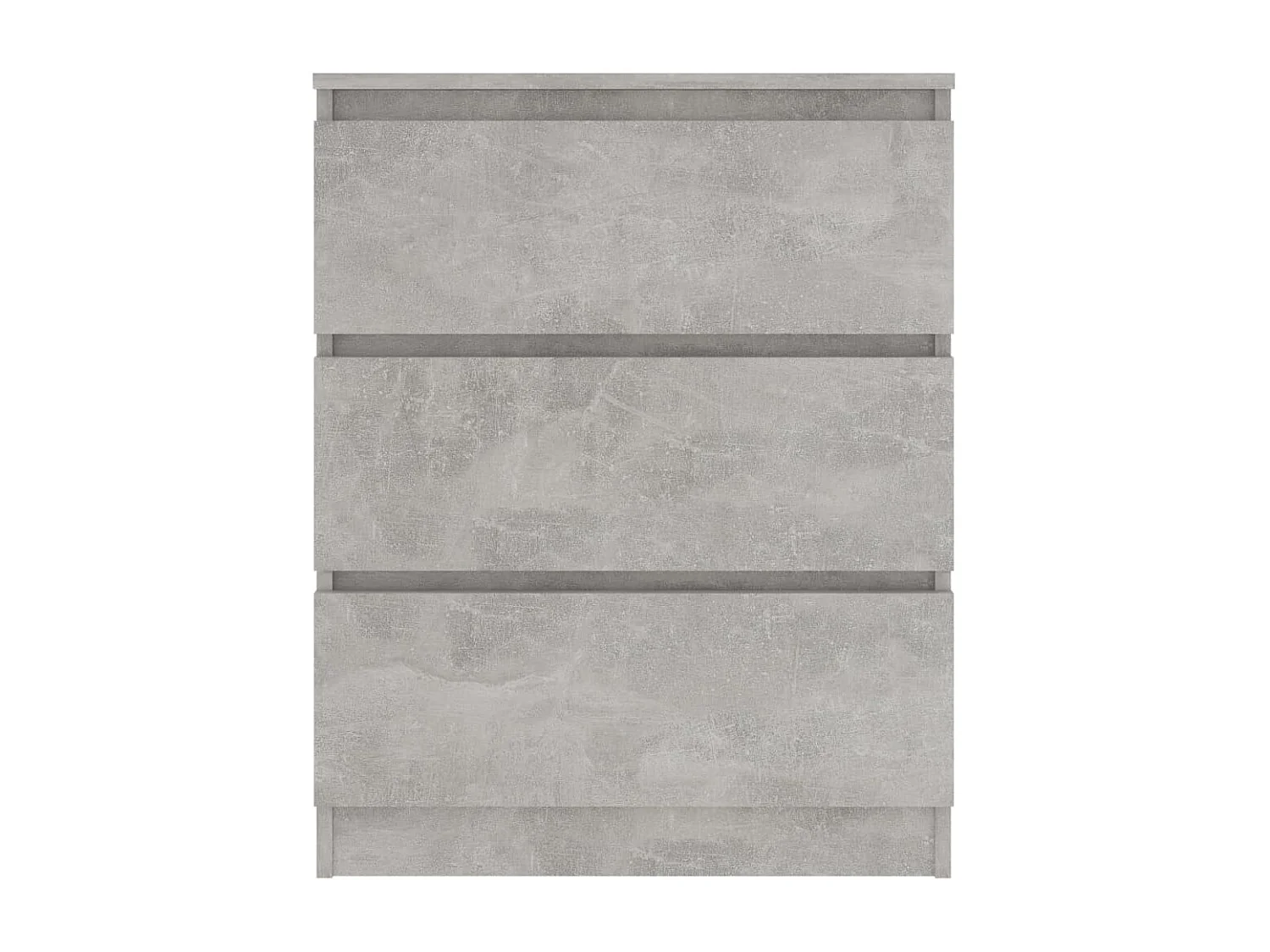 Buffet Gris béton 60x35x76 cm Bois d'ingénierie