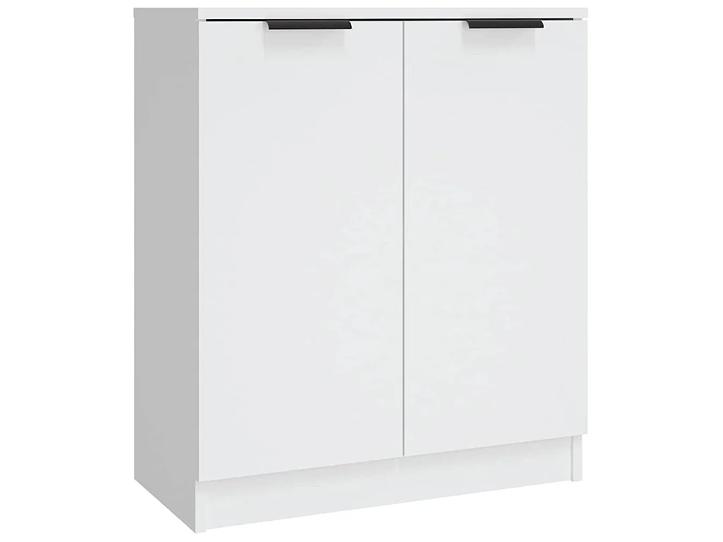 Buffets 3 pcs Blanc Bois d'ingénierie