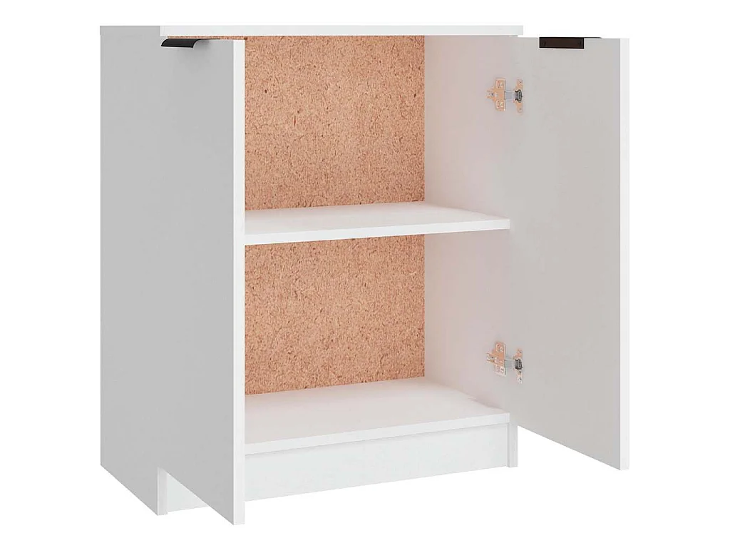 Buffets 3 pcs Blanc Bois d'ingénierie
