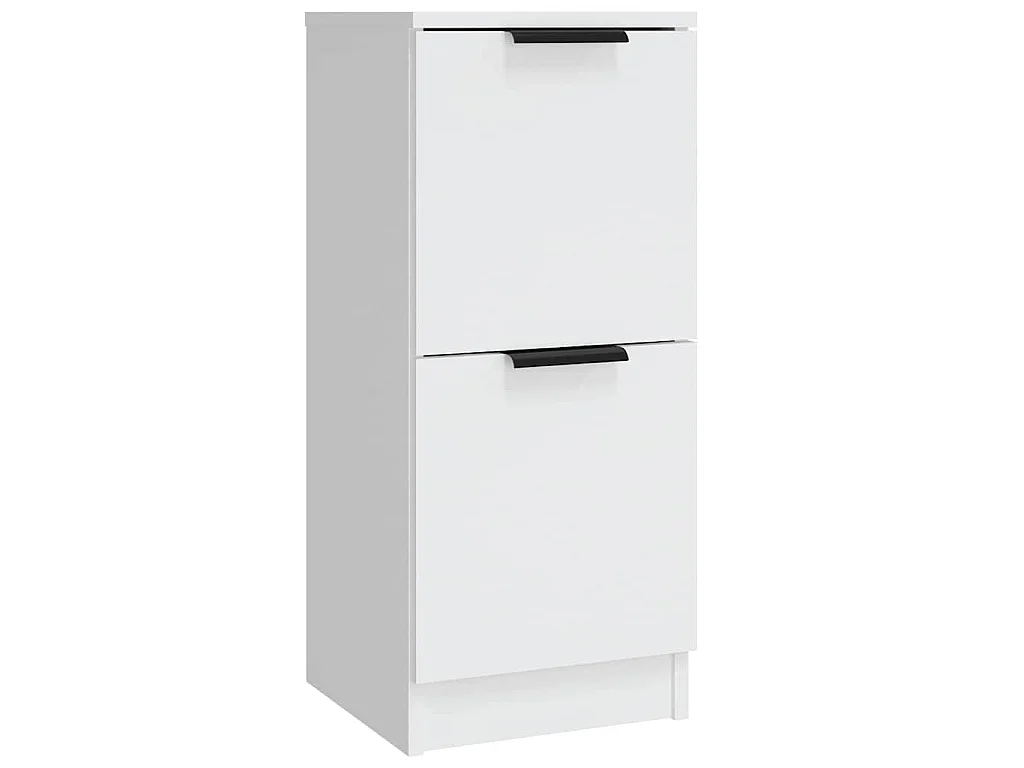 Buffets 3 pcs Blanc Bois d'ingénierie