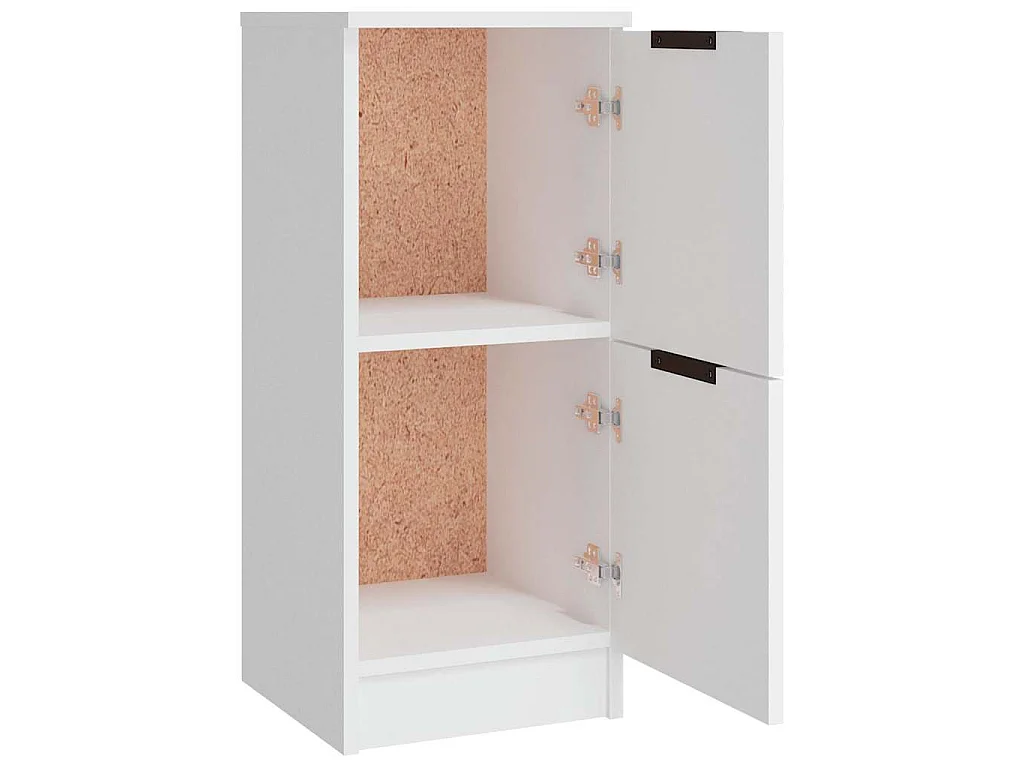 Buffets 3 pcs Blanc Bois d'ingénierie