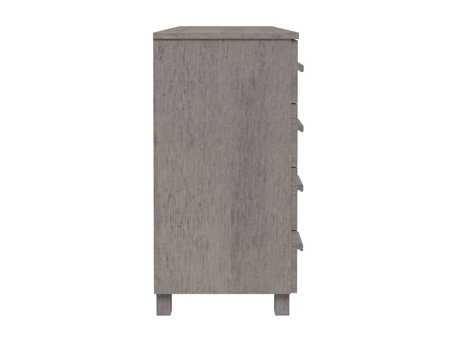 Aparador HAMAR 113x40x80 cm pinho maciço cinza-claro