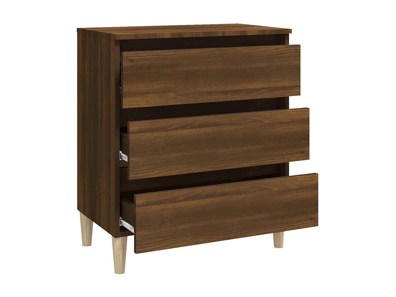 Buffet Chêne marron 60x35x69 cm Bois d'ingénierie