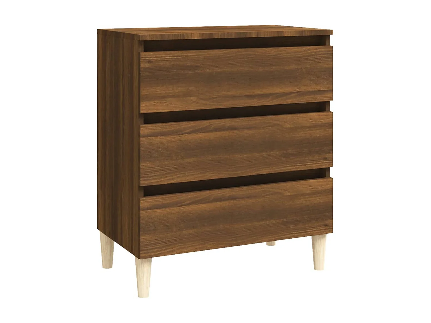 Buffet Chêne marron 60x35x69 cm Bois d'ingénierie