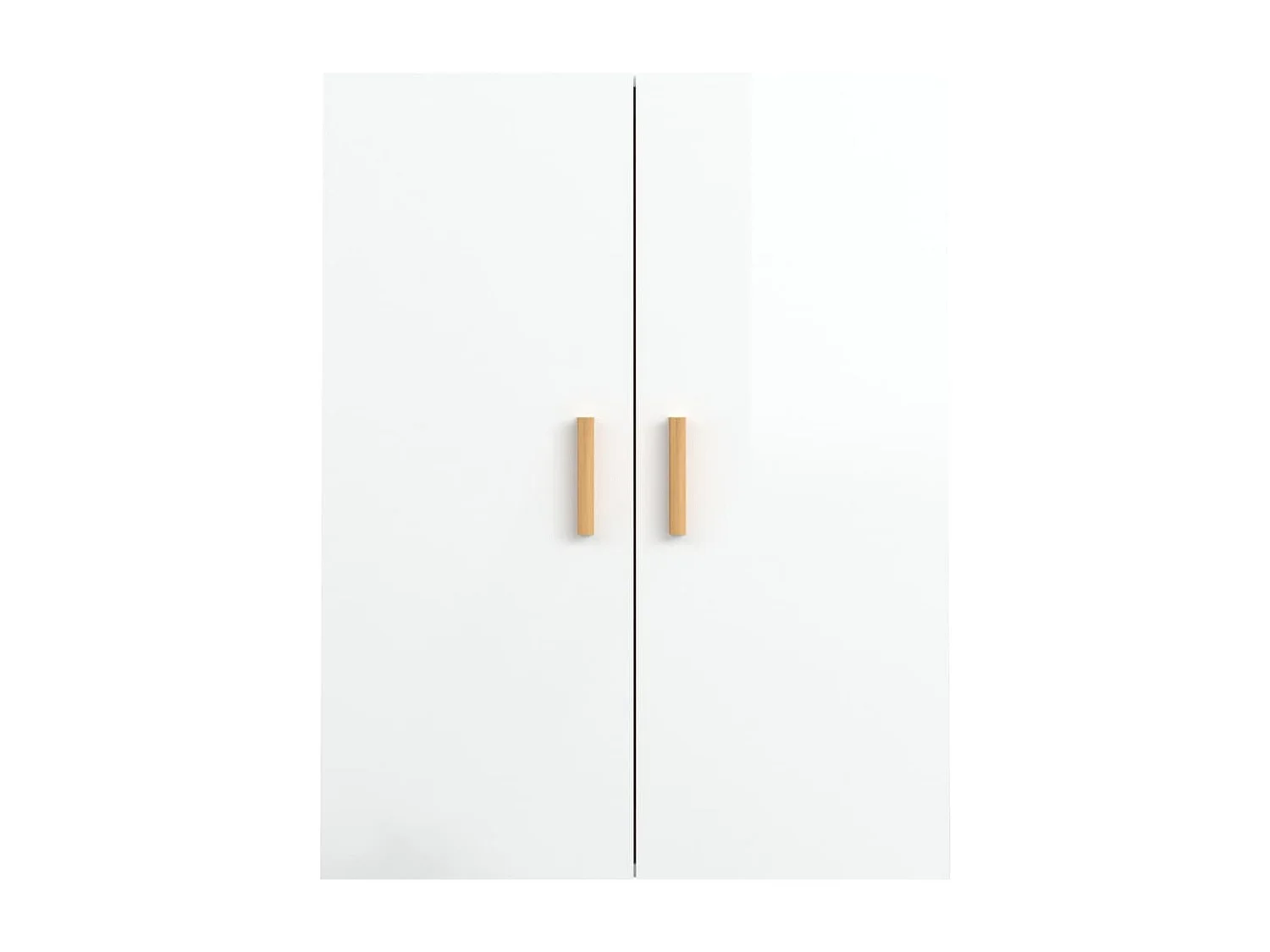 Armoire murale suspendue Blanc brillant 69,5x34x90 cm