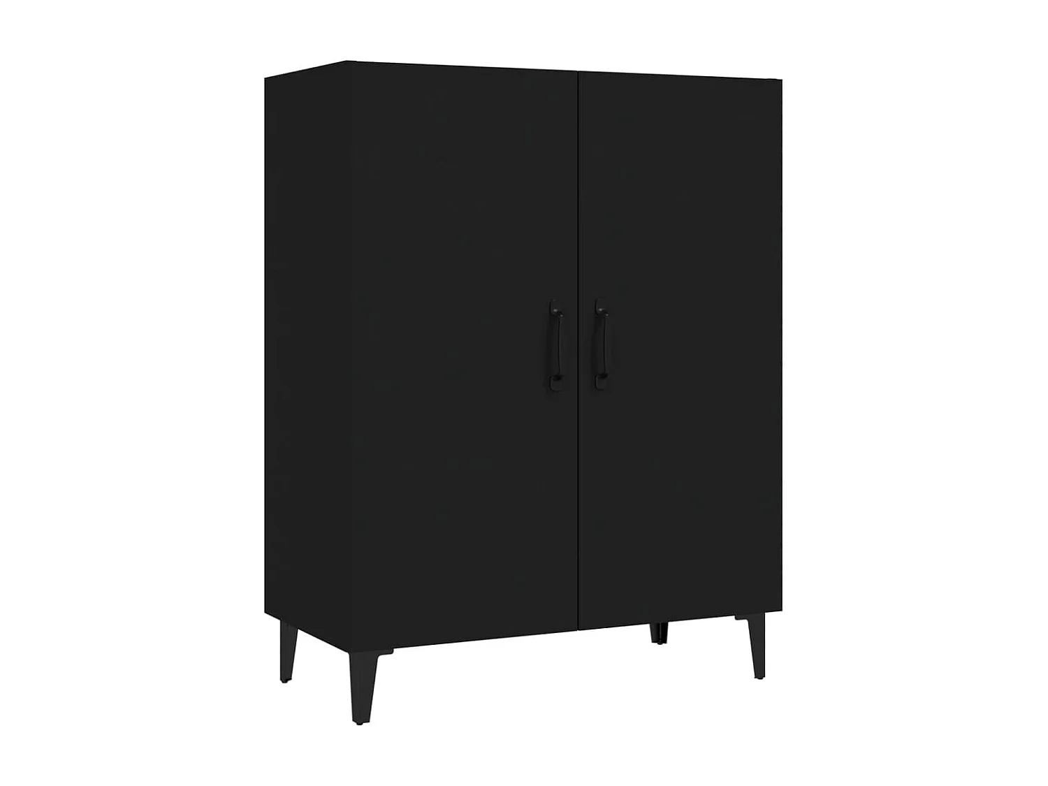 Aparador 70x34x90 cm derivados de madeira preto