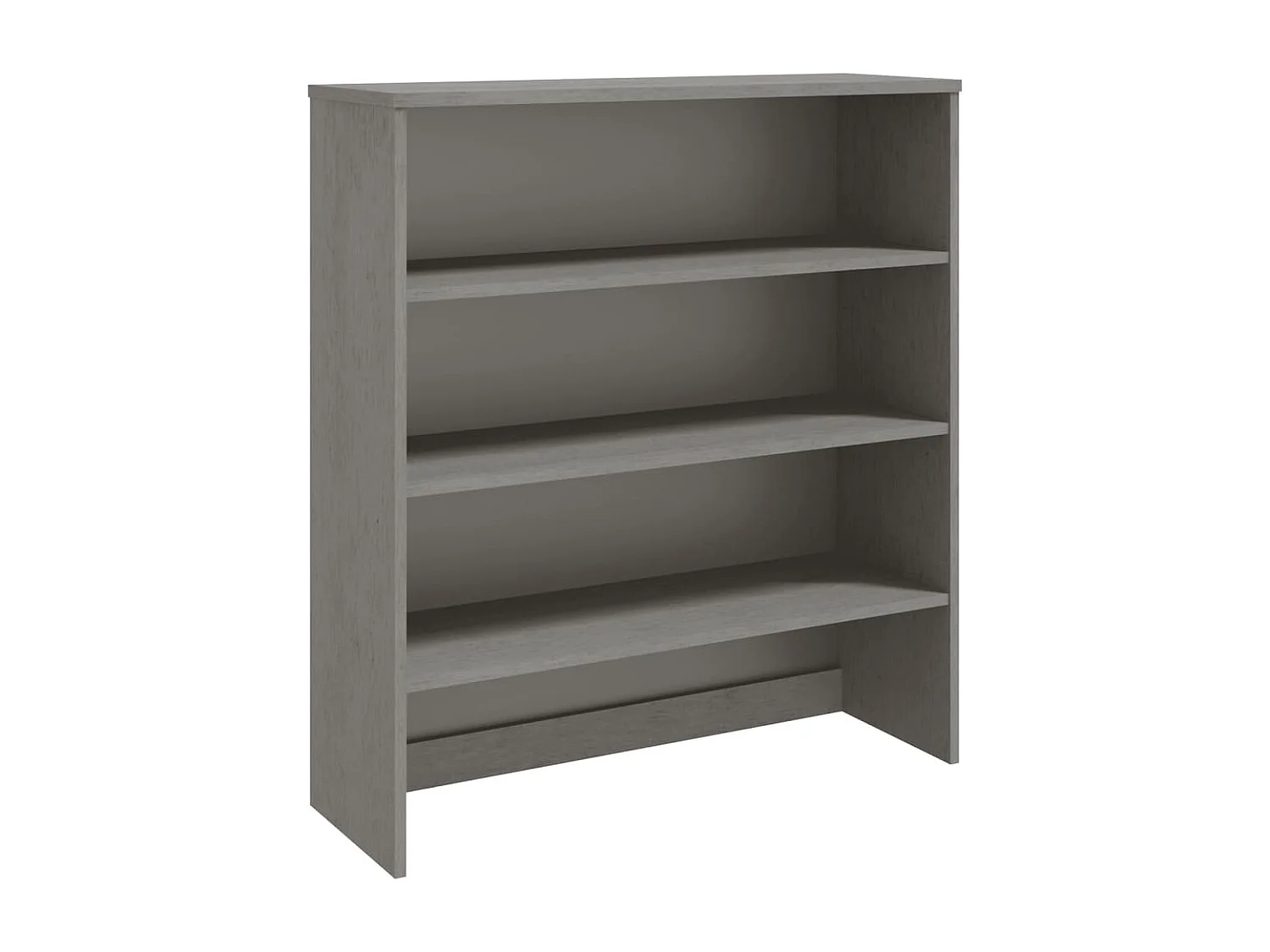 Dessus de buffet HAMAR Gris clair 90x30x100 cm Bois de pin
