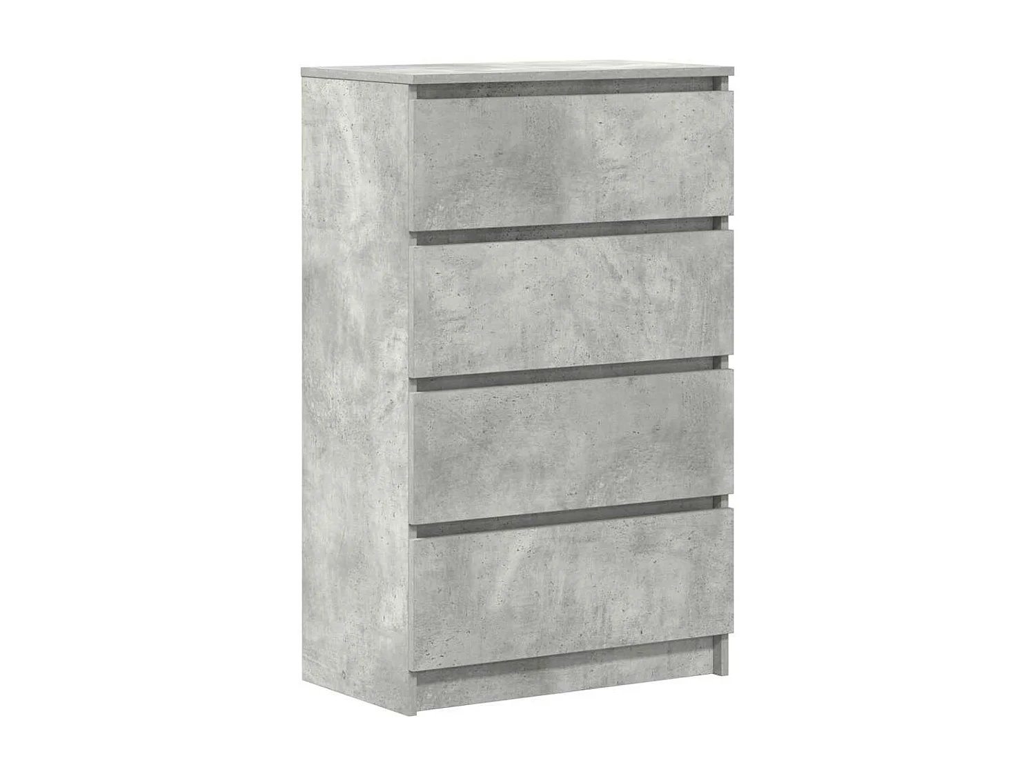 Buffet Gris béton 60x35x98,5 cm Bois d'ingénierie