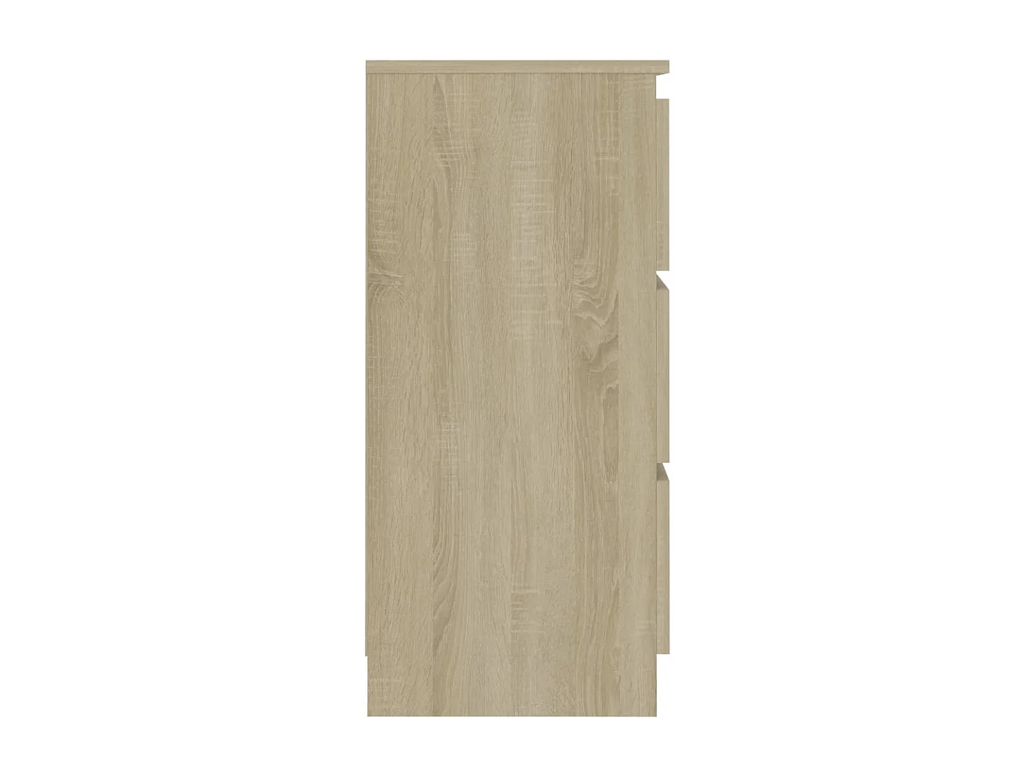 Dressoir 60x35x76 cm bewerkt hout sonoma eikenkleurig