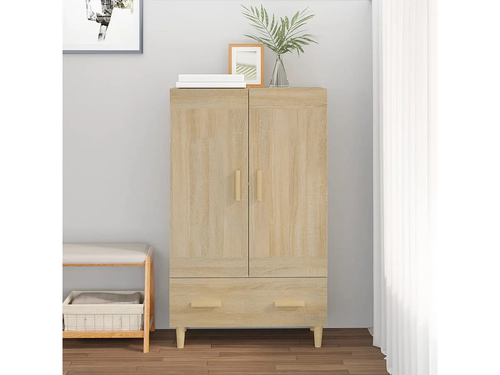 Highboard Sonoma-Eiche 70x31x115 cm Holzwerkstoff