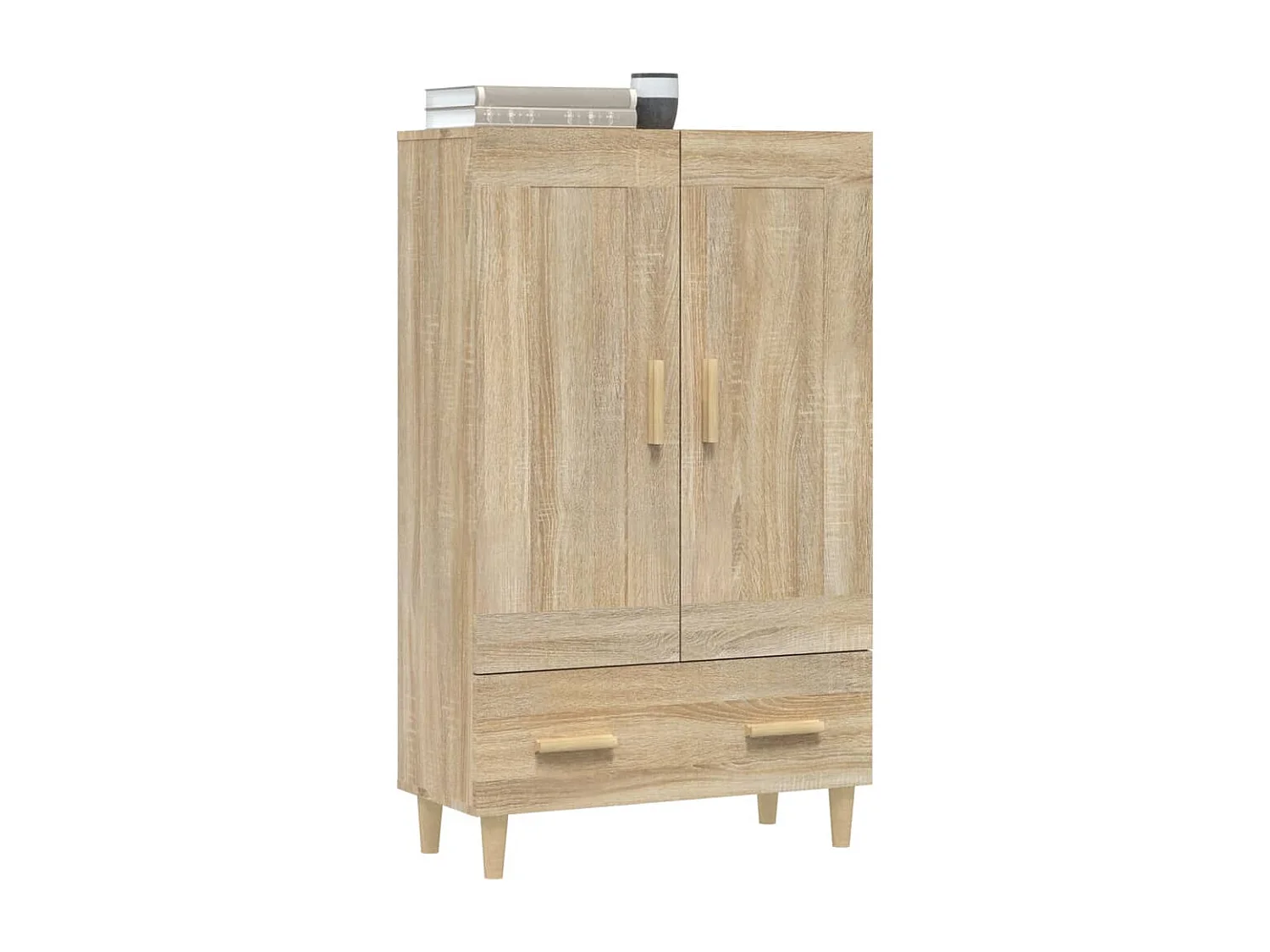 Highboard Sonoma-Eiche 70x31x115 cm Holzwerkstoff