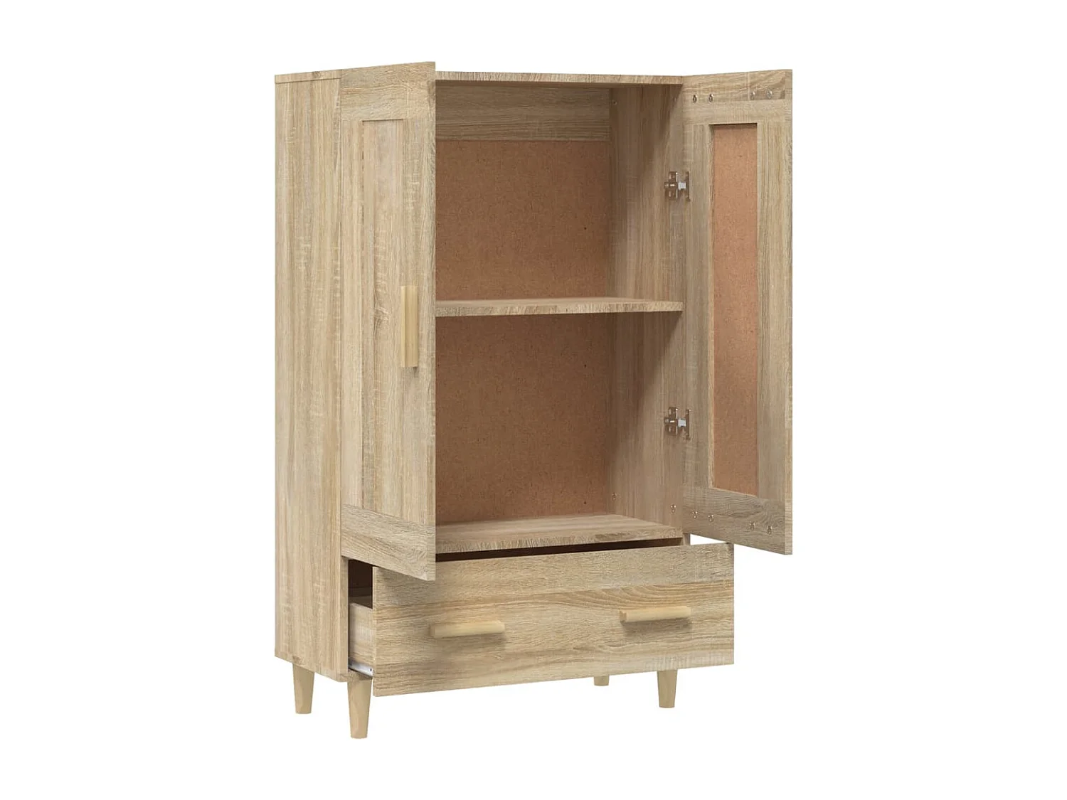 Highboard Sonoma-Eiche 70x31x115 cm Holzwerkstoff