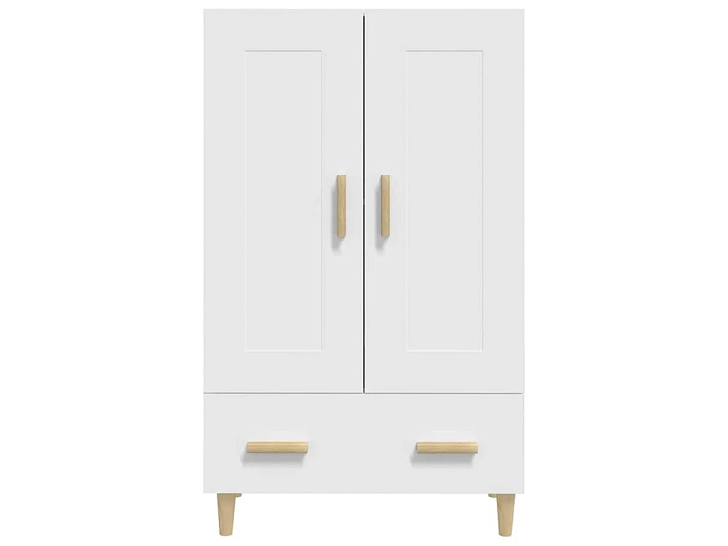 Buffet haut Blanc 70x31x115 cm Bois d'ingénierie