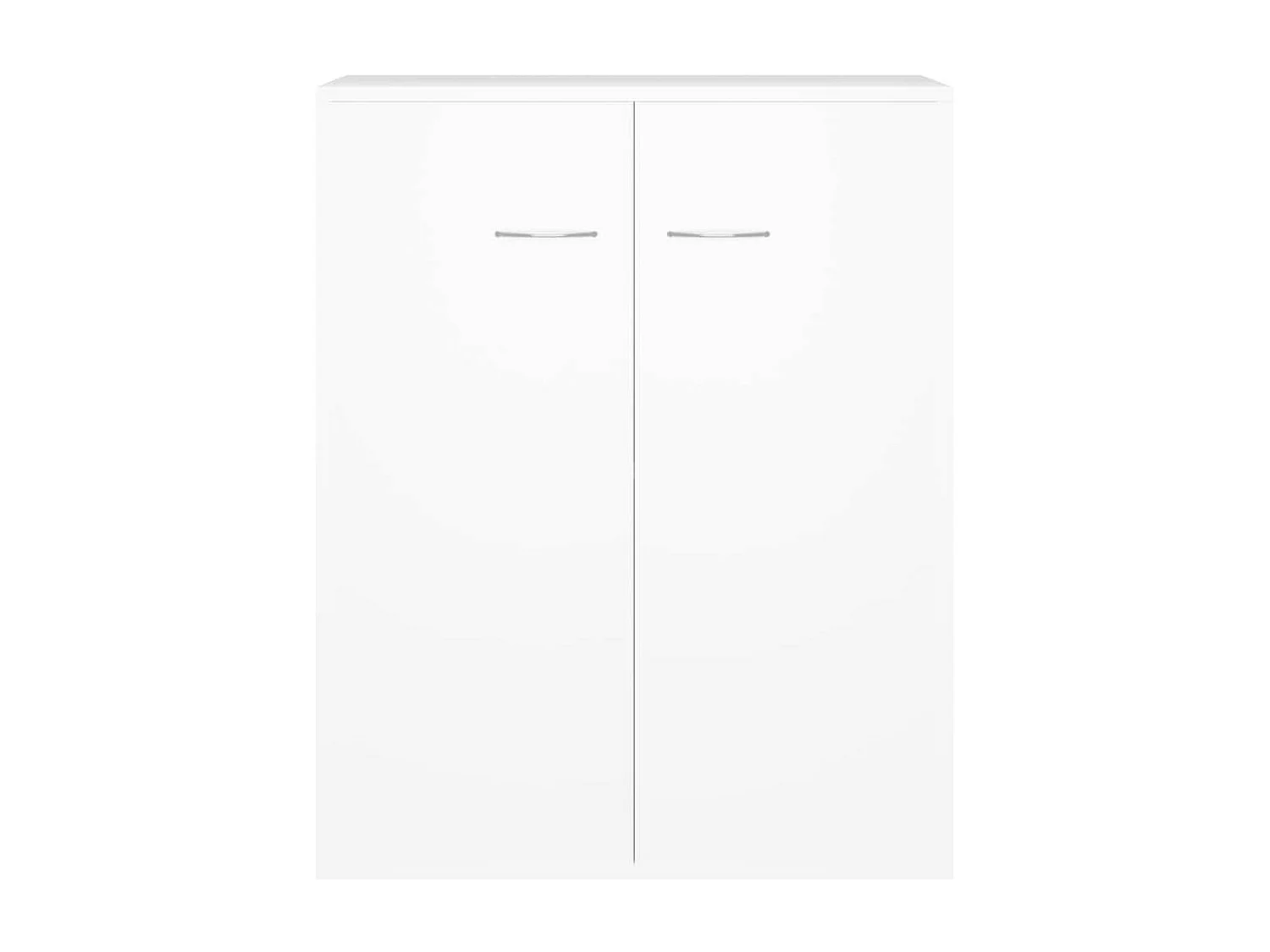 Dressoir 60x30x75 cm bewerkt hout wit