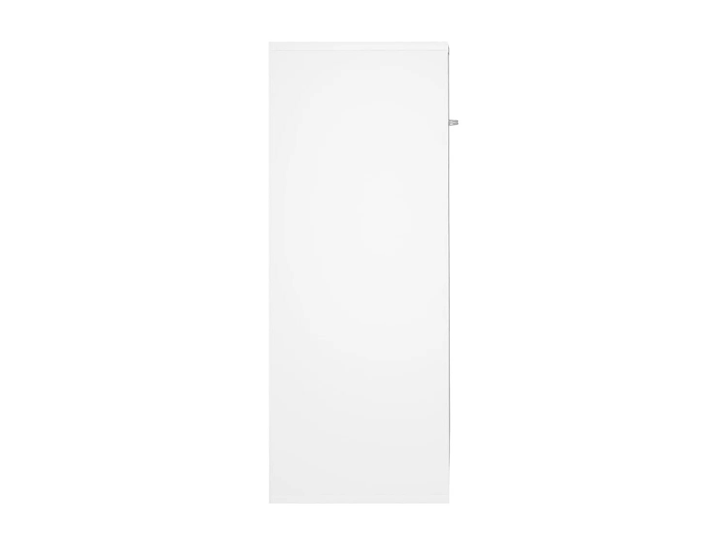 Dressoir 60x30x75 cm bewerkt hout wit