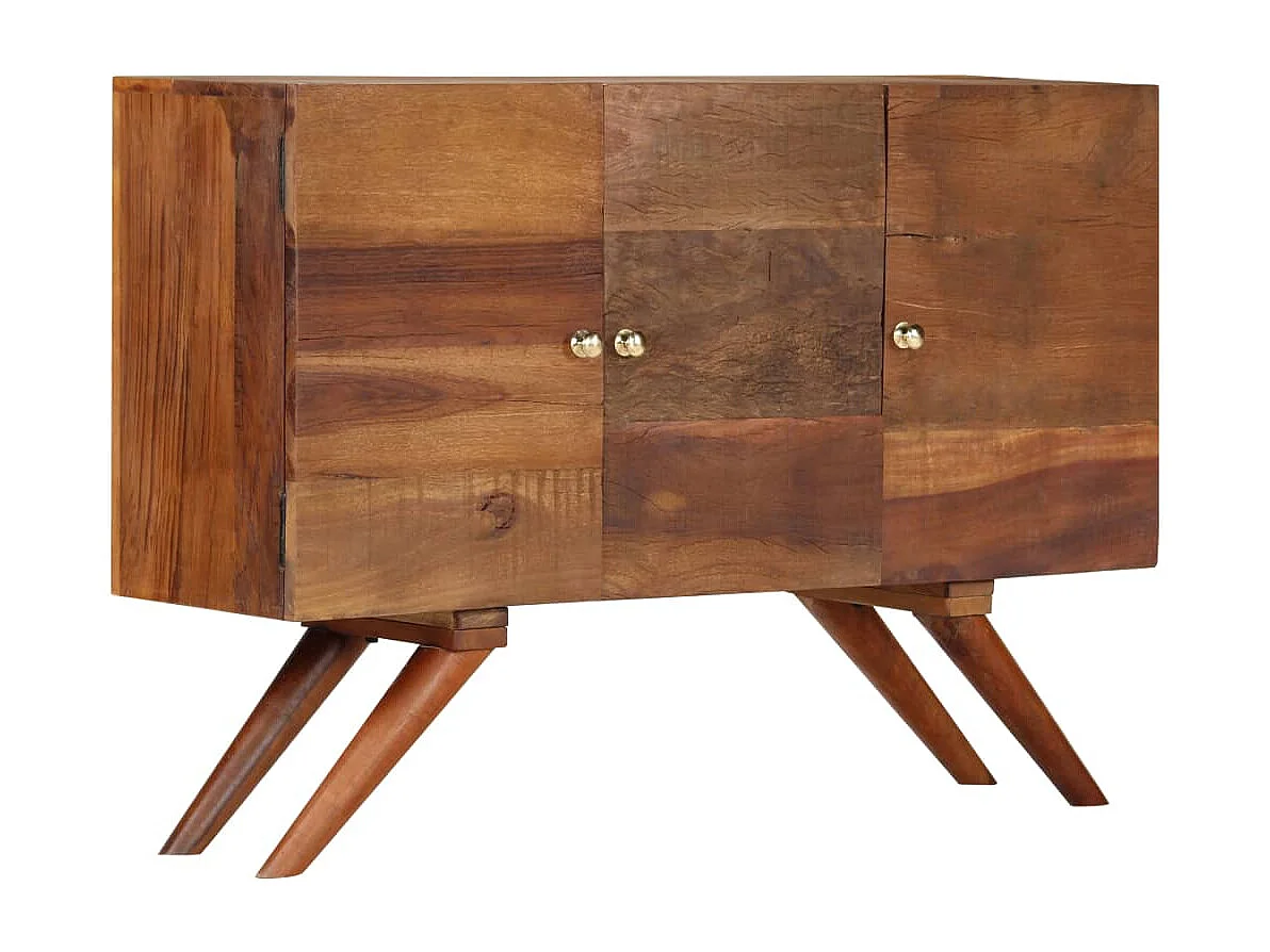 Buffet Bois recyclé massif 110x30x75 cm Marron