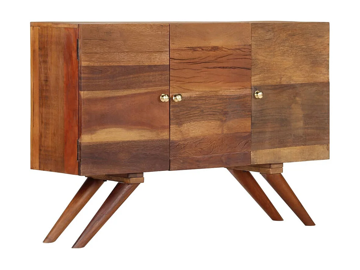 Buffet Bois recyclé massif 110x30x75 cm Marron