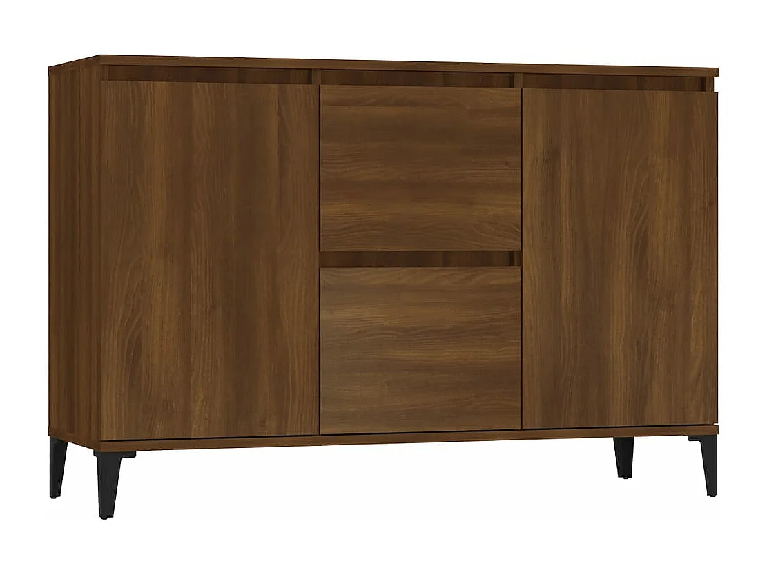 Buffet Chêne marron 102x35x70 cm Bois d'ingénierie