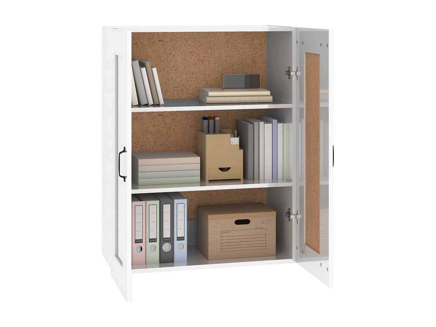 Hängeschrank Hochglanz-Weiß 69,5x32,5x90 cm