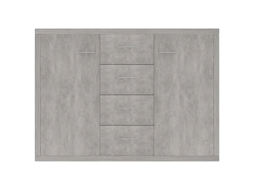 Buffet Gris béton 88x30x65 cm Bois d'ingénierie