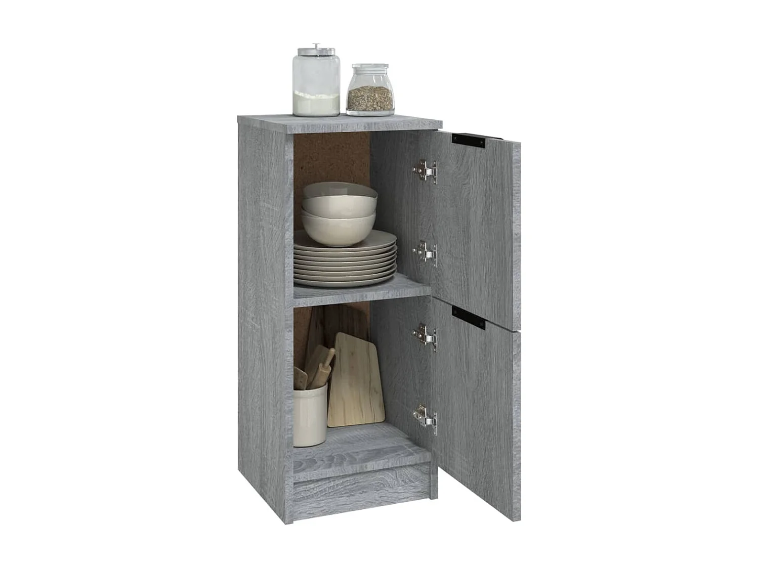 Buffet Sonoma gris 30x30x70 cm Bois d'ingénierie