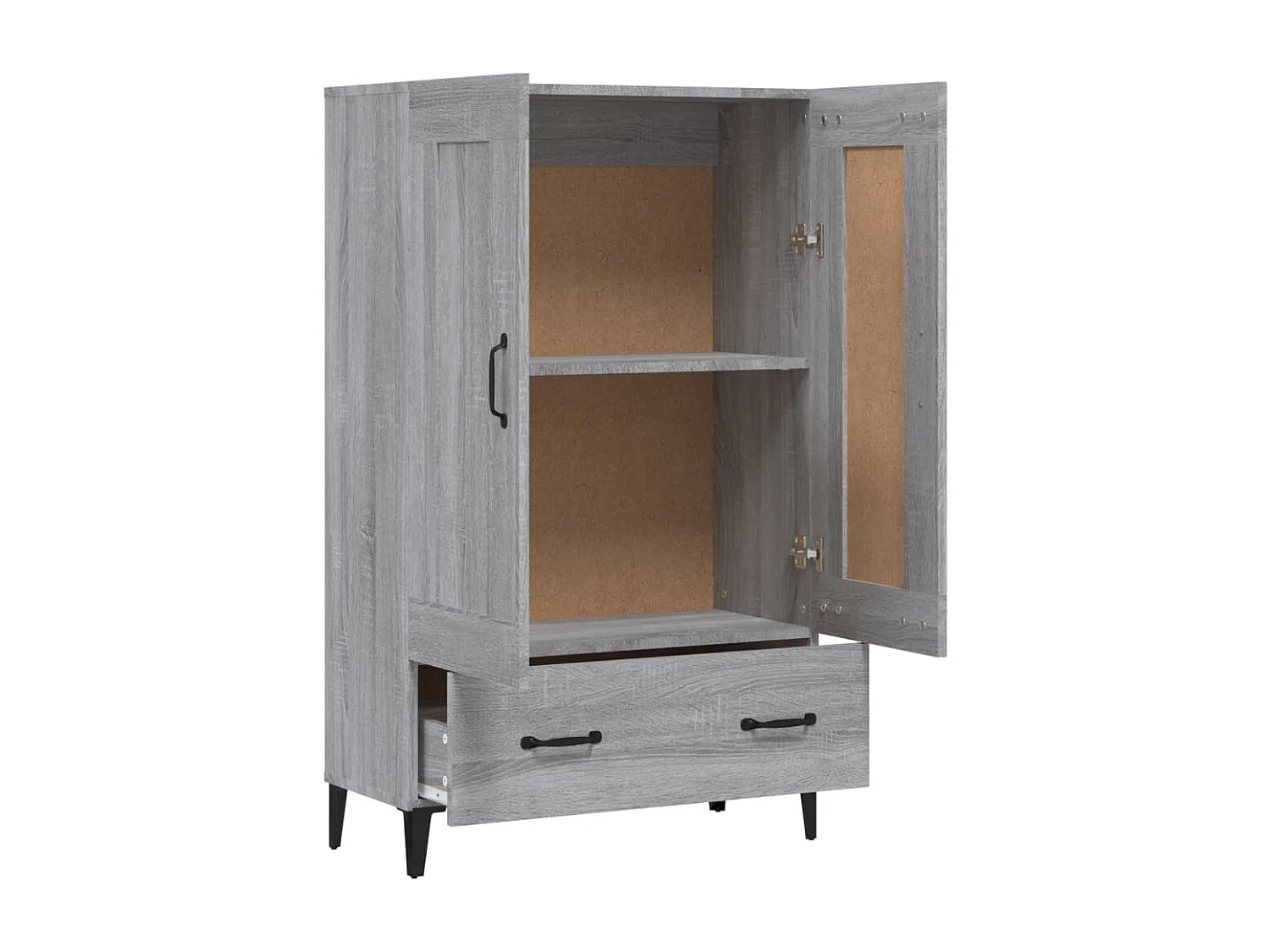 Buffet Sonoma gris 70x31x115 cm Bois d'ingénierie