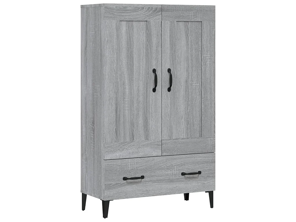 Buffet Sonoma gris 70x31x115 cm Bois d'ingénierie