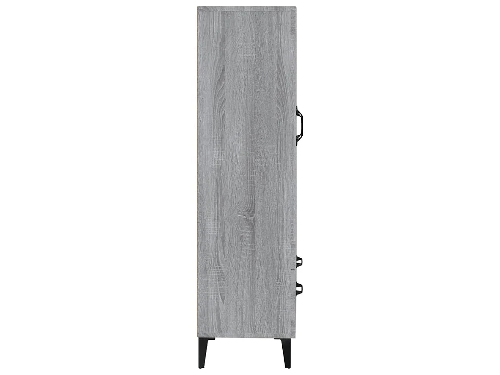 Buffet Sonoma gris 70x31x115 cm Bois d'ingénierie