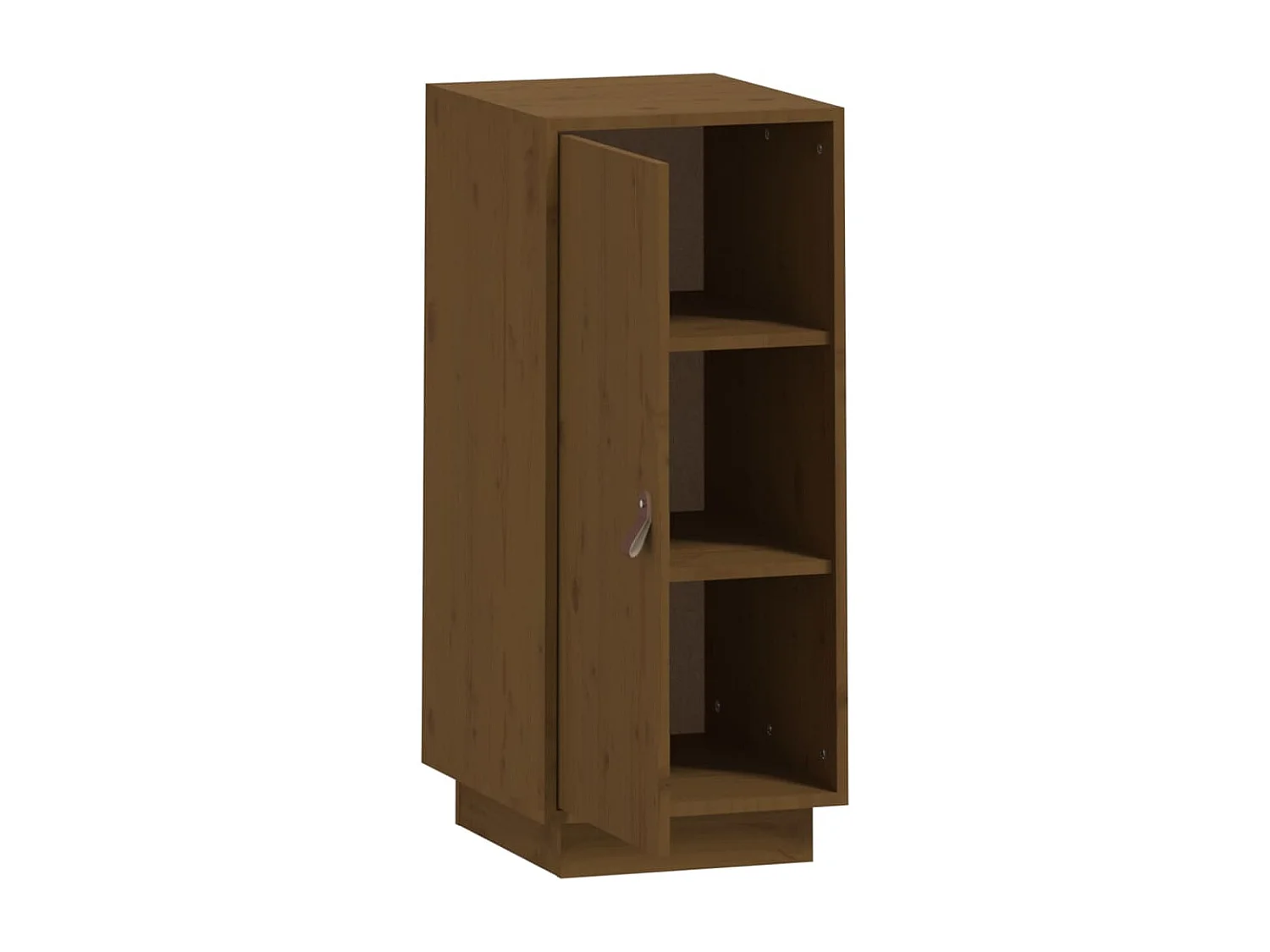 Buffet Marron miel 34x40x75 cm Bois massif de pin