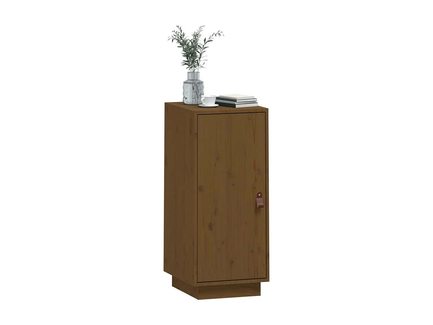 Buffet Marron miel 34x40x75 cm Bois massif de pin