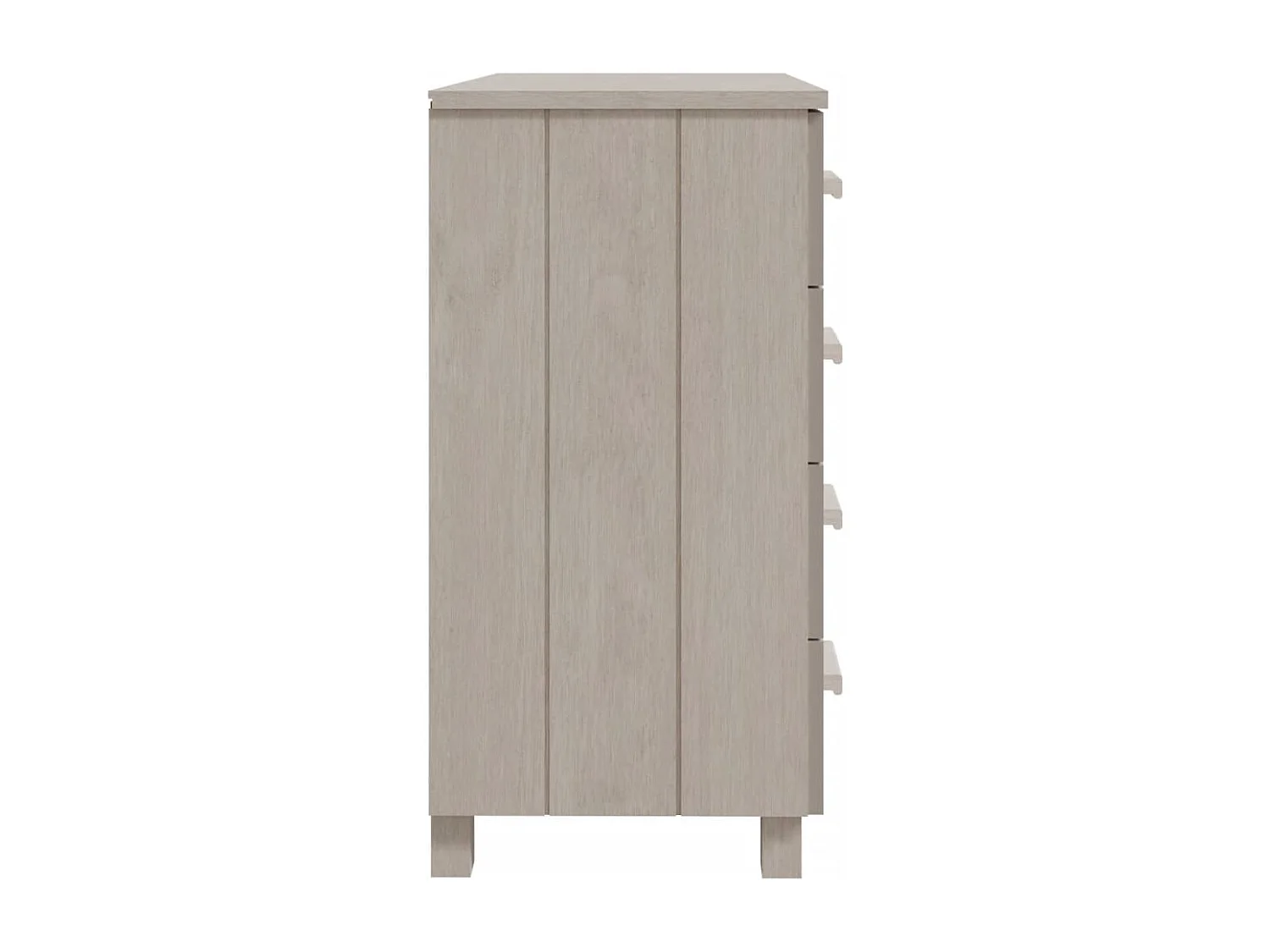 Buffet HAMAR Blanc 79x40x80 cm Bois massif de pin