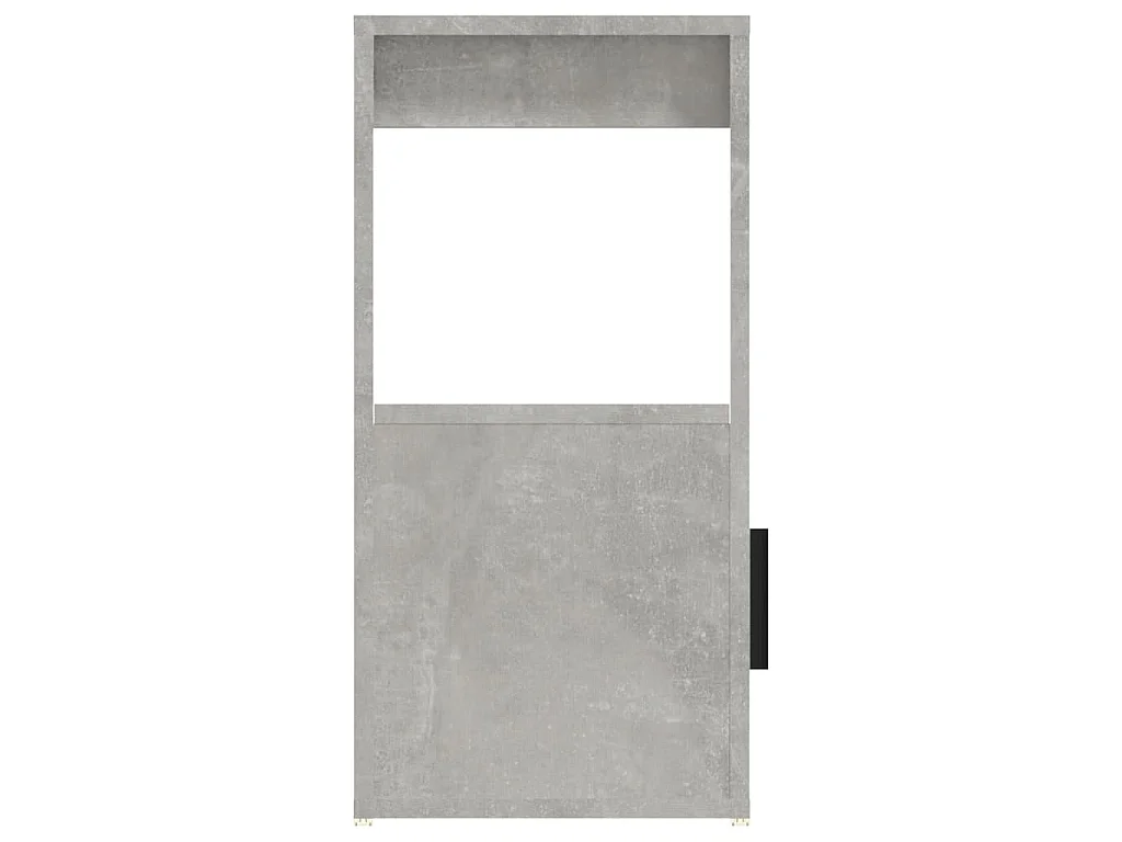 Dressoir 80x30x60 cm bewerkt hout betongrijs