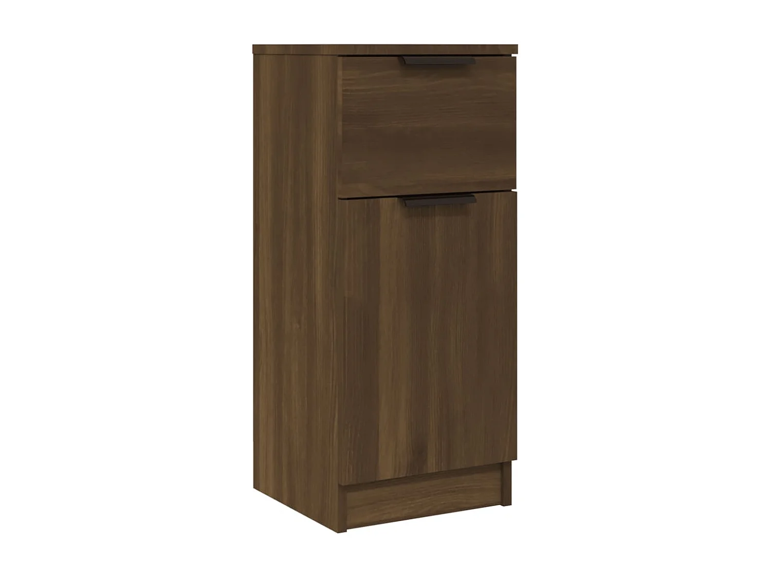 Credenza Rovere Marrone 30x30x70 cm in Legno Multistrato