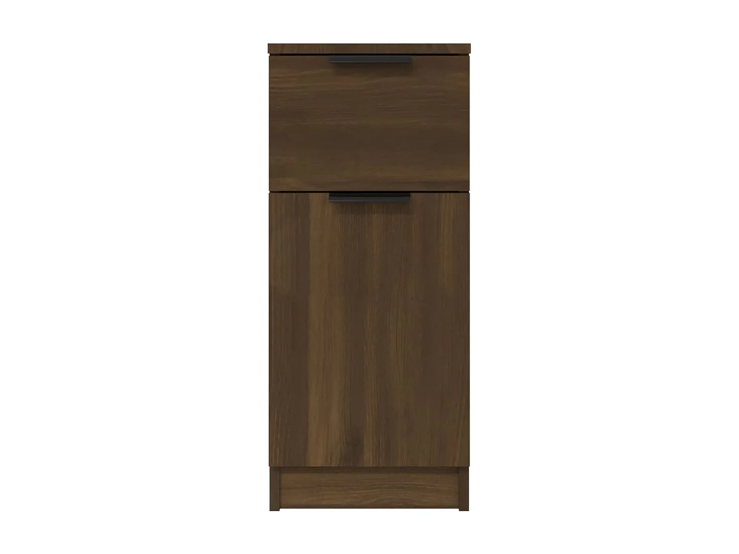 Credenza Rovere Marrone 30x30x70 cm in Legno Multistrato