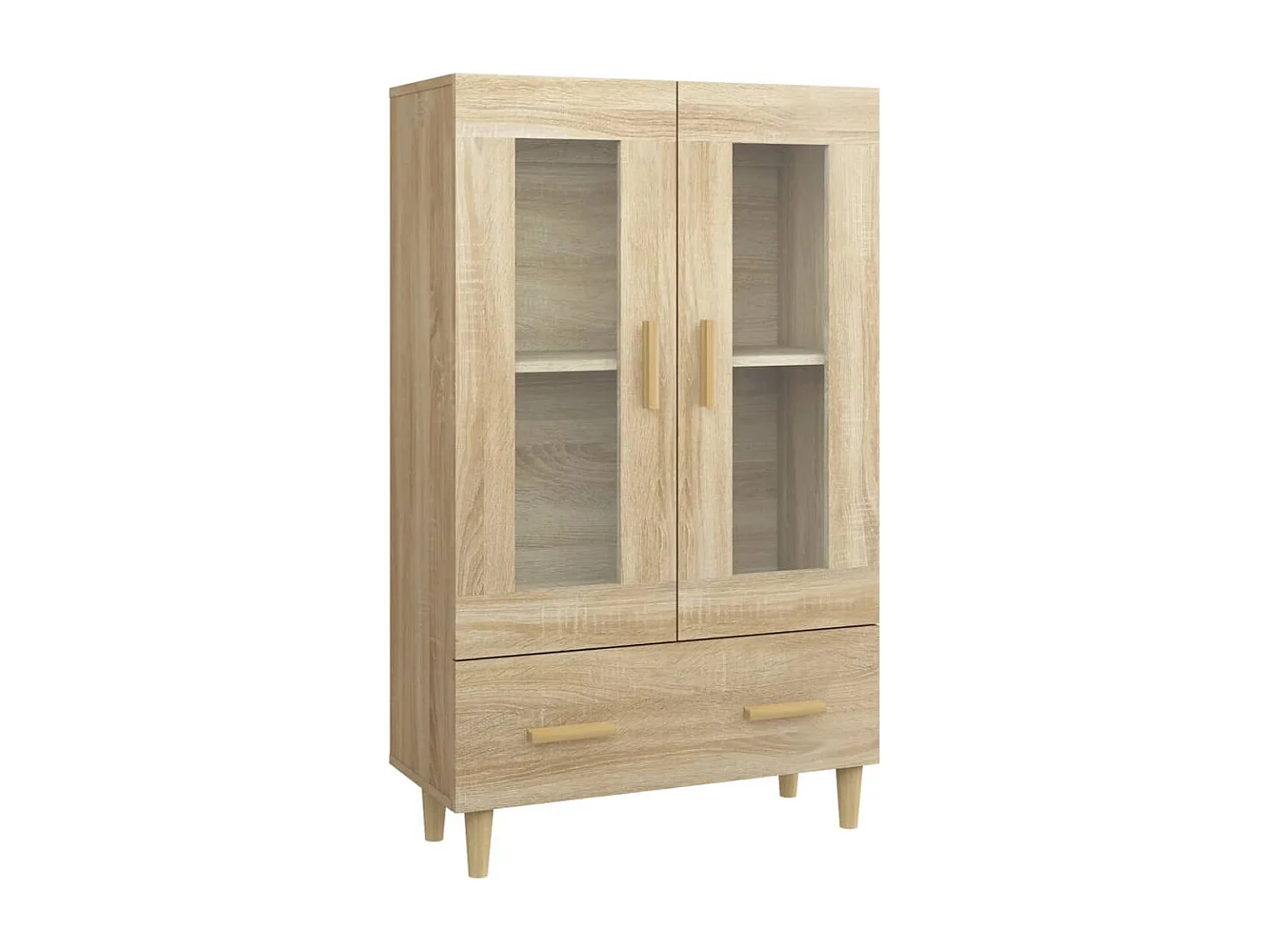 Buffet haut Chêne sonoma 70x31x115 cm Bois d'ingénierie