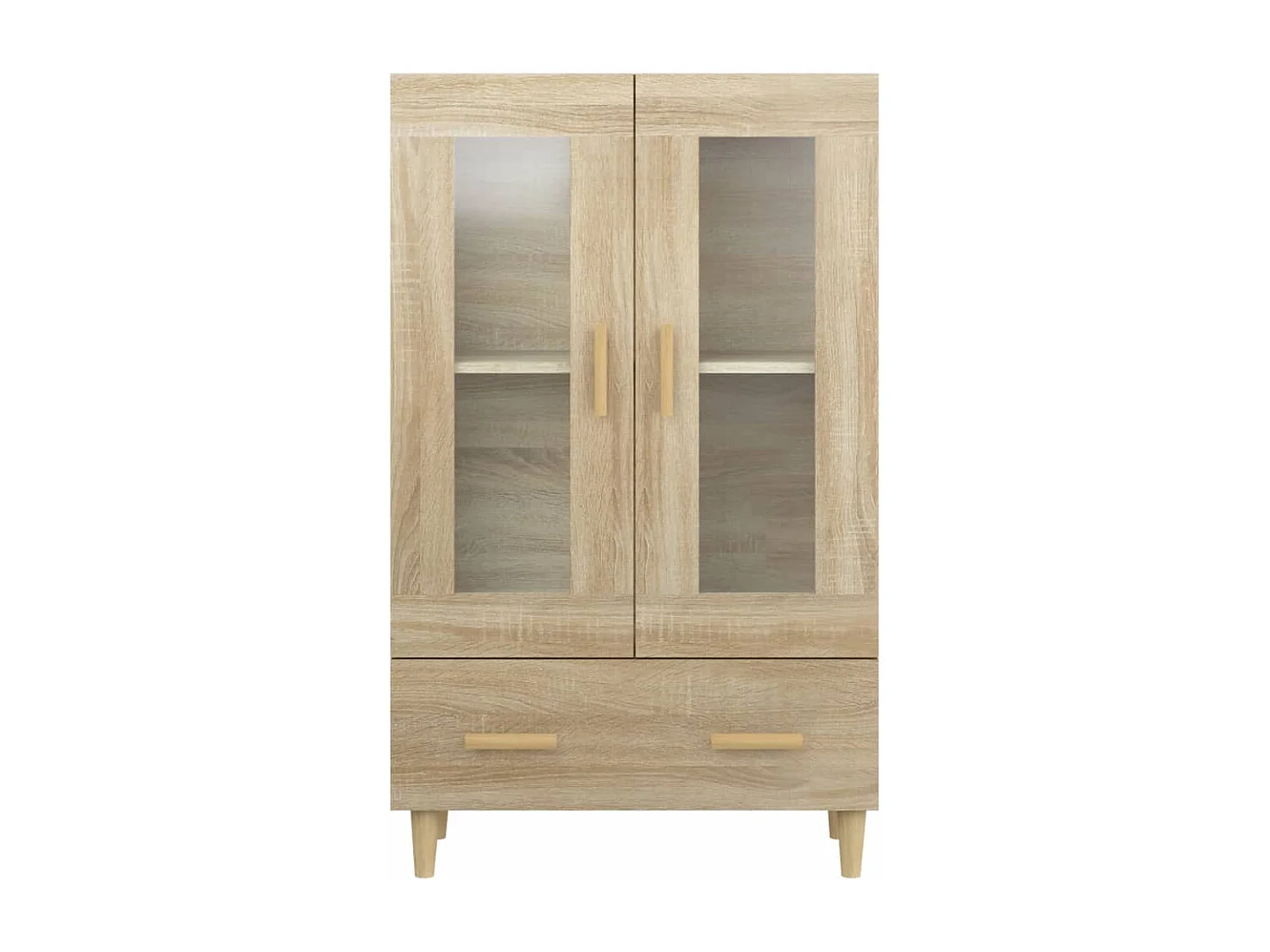Buffet haut Chêne sonoma 70x31x115 cm Bois d'ingénierie