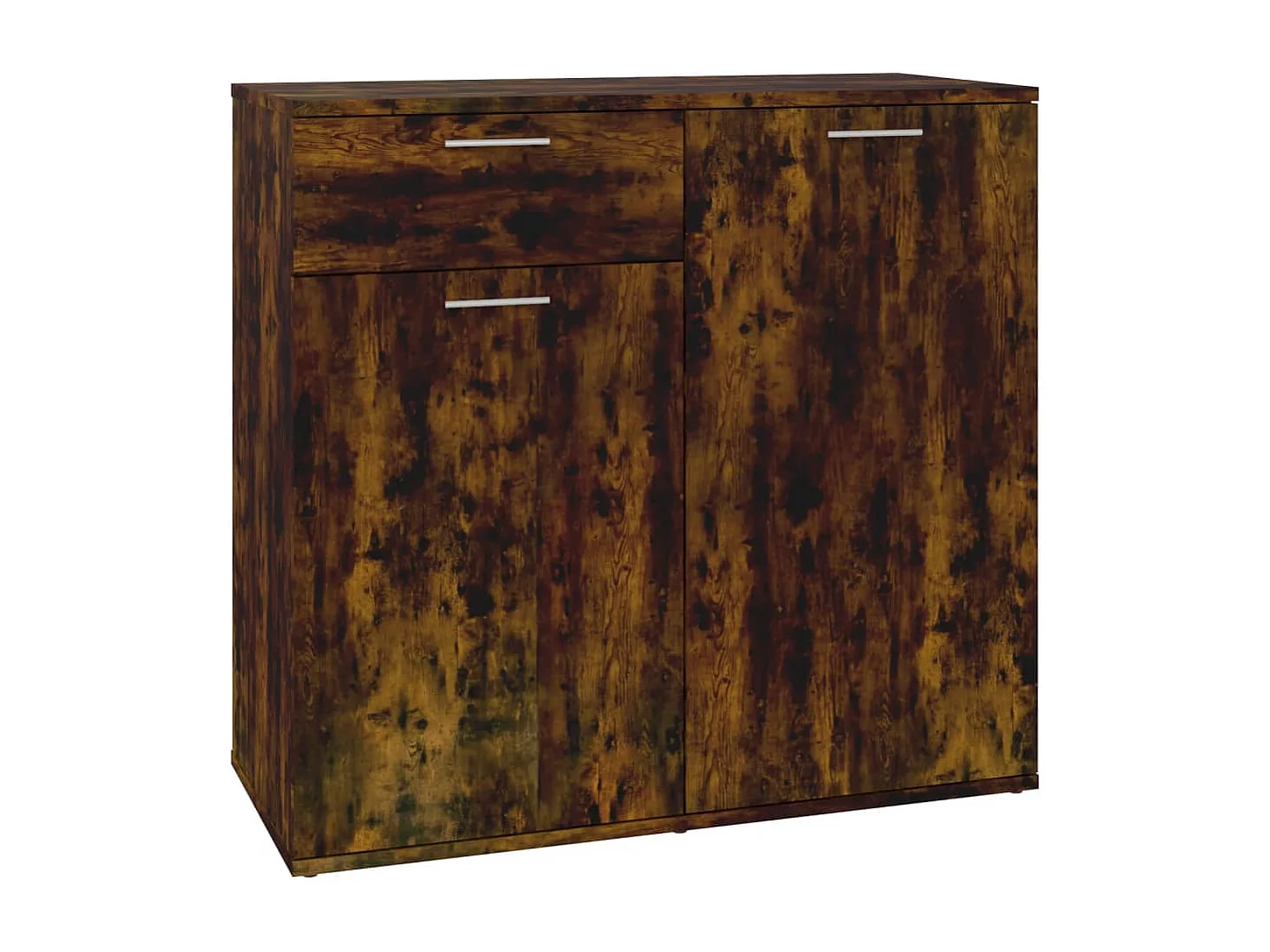 Buffet Chêne fumé 80x36x75 cm Bois d'ingénierie