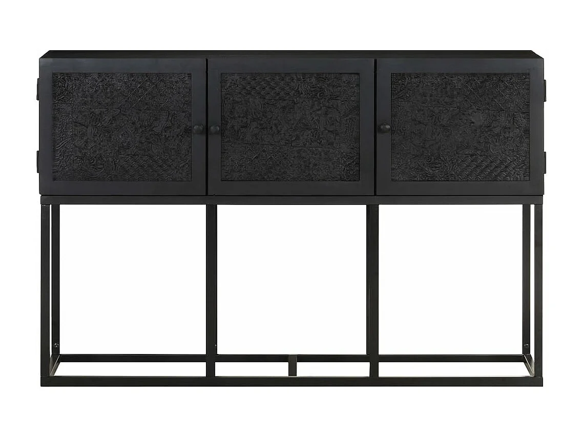 Credenza 115x30x76 cm in Legno Massello di Mango