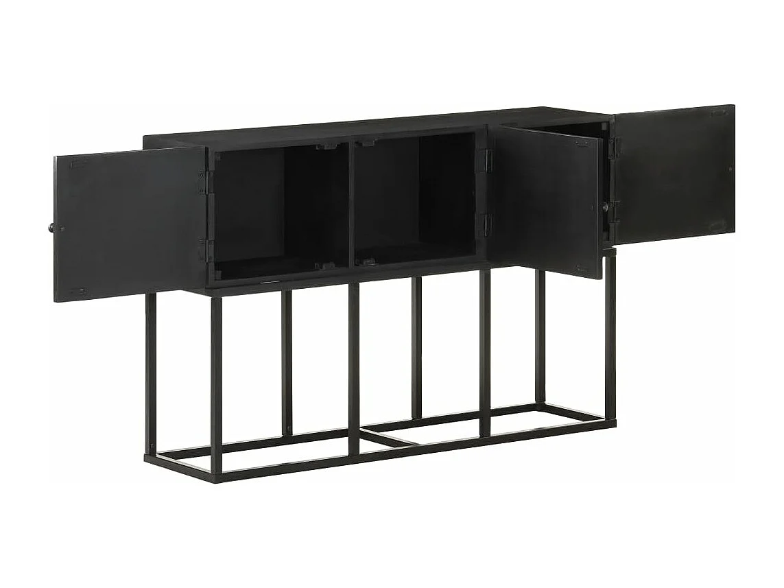 Credenza 115x30x76 cm in Legno Massello di Mango