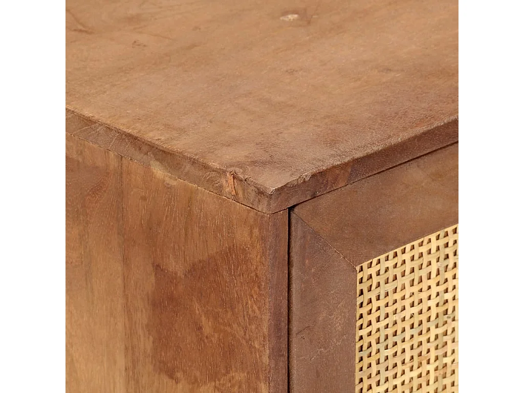 Credenza 60x35x75 cm in Legno Massello di Mango