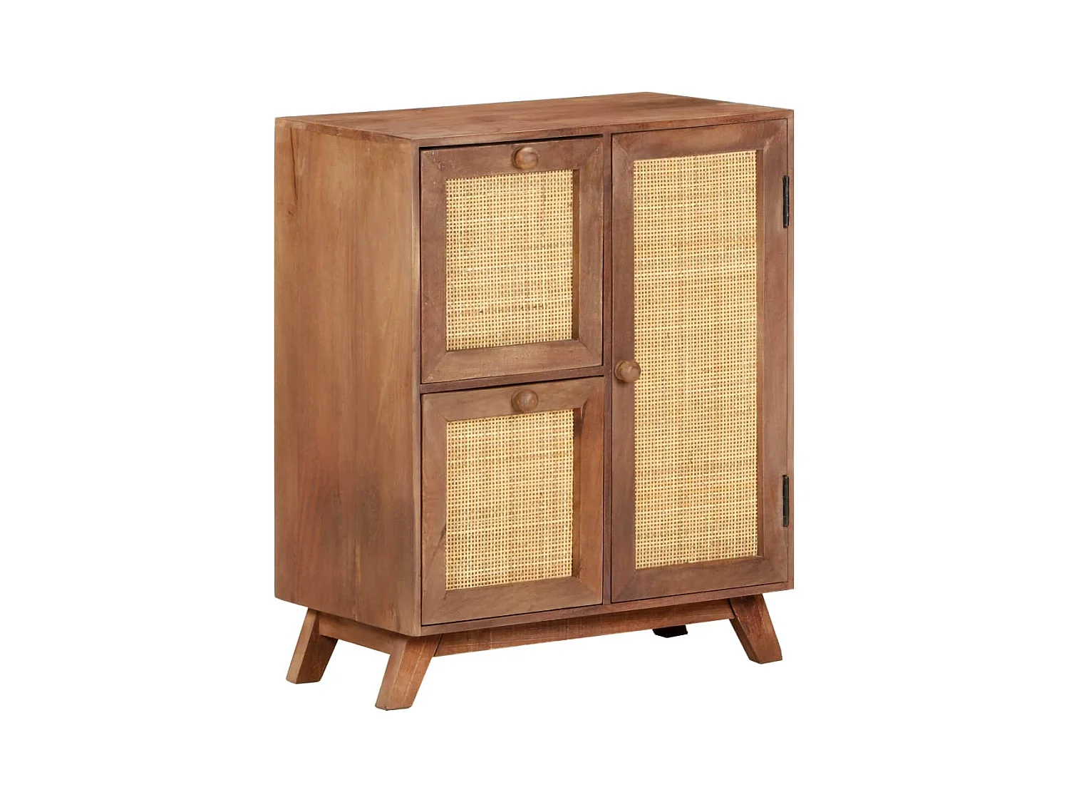 Buffet 60x35x75 cm Bois de manguier massif