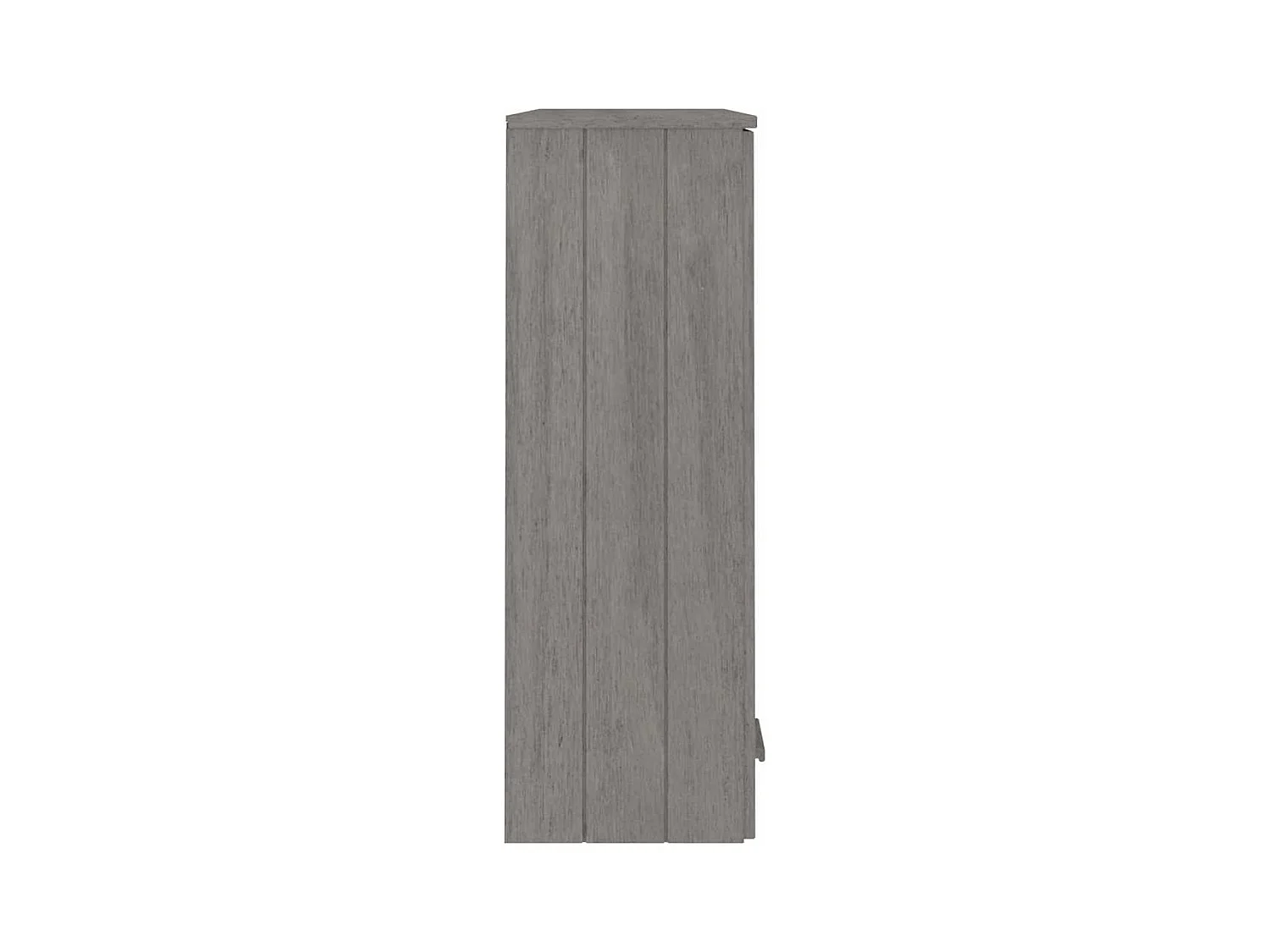 Dessus de buffet HAMAR Gris clair 85x35x100 cm Bois de pin