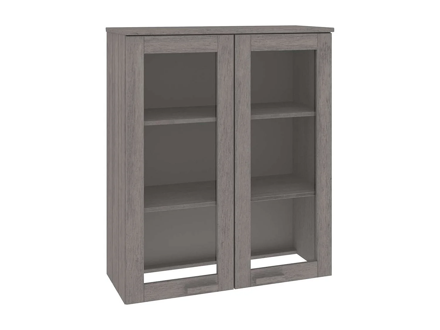 Dessus de buffet HAMAR Gris clair 85x35x100 cm Bois de pin