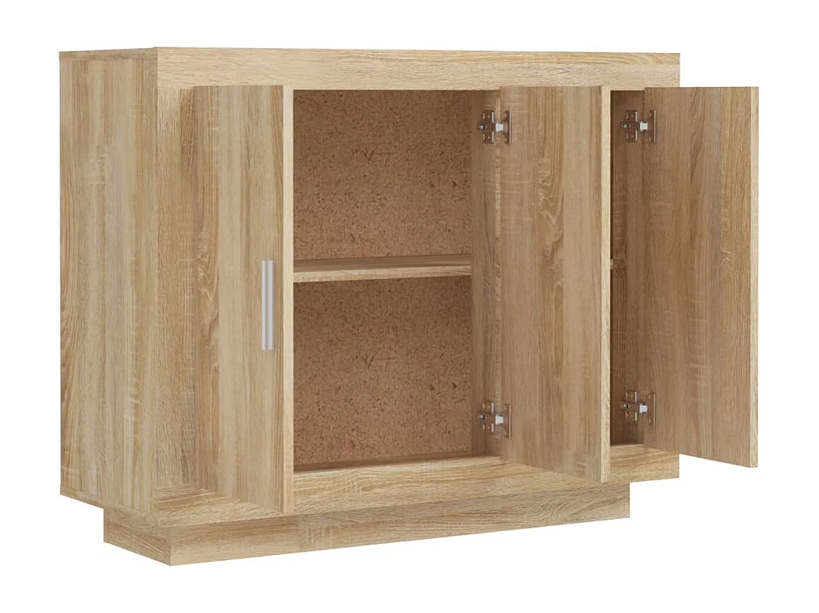 Sideboard Sonoma-Eiche 92x35x75 cm Holzwerkstoff