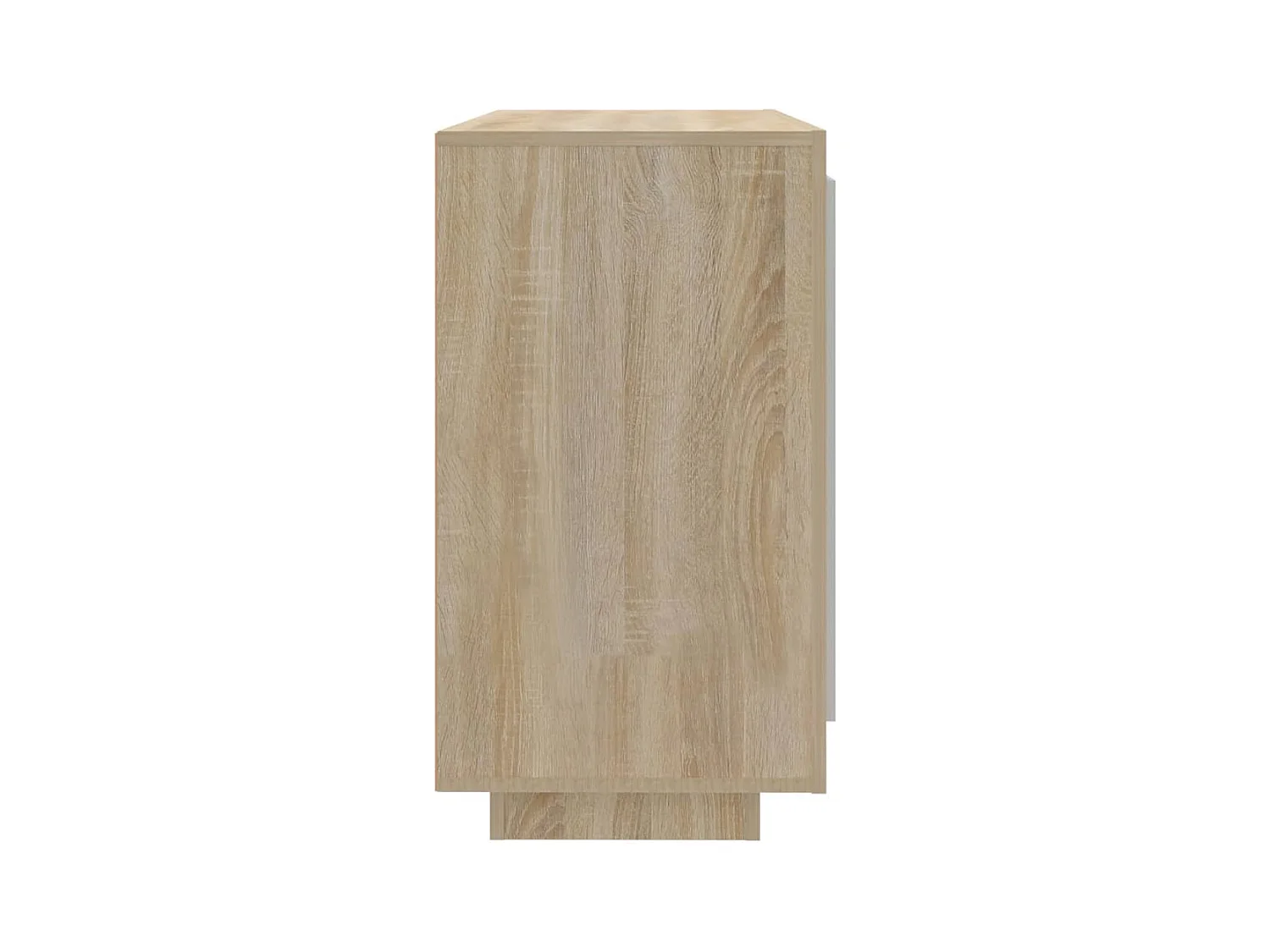 Dressoir 80x40x75 cm bewerkt hout sonoma eikenkleurig